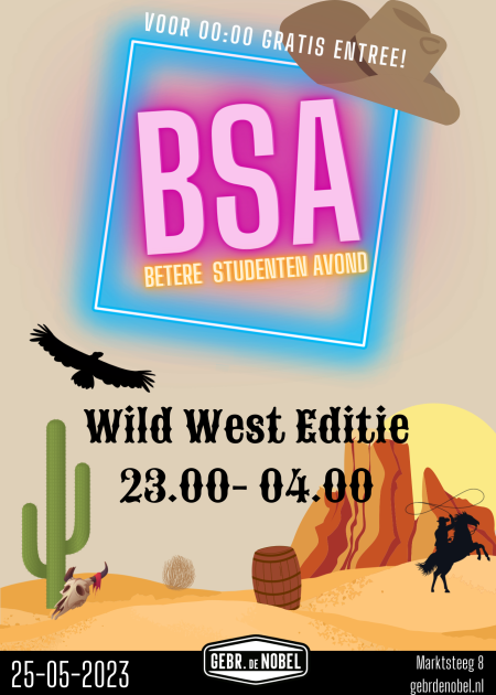 BSA Wild West poster (A4-document)